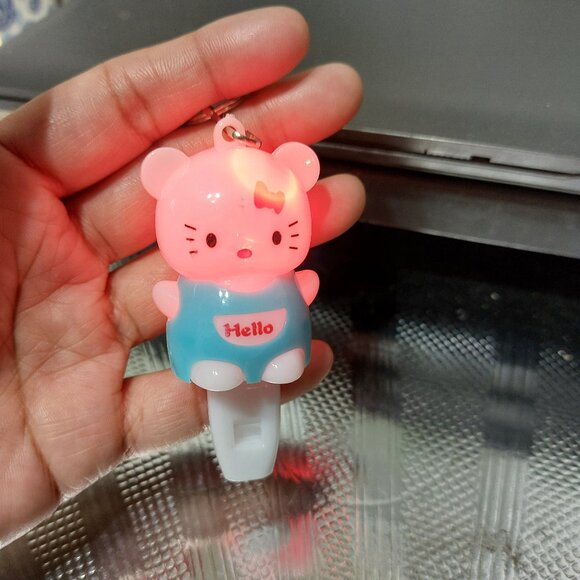 Kawaii Cute Hello Kitty Lit Up Keychain Charm Handbag Charm Cute - Picture 3 of 8